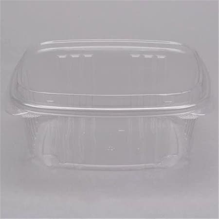 Genpak Genpak AD32F 32 oz. Hinged Deli Container with High Dome Lid; Clear - Case of 200 AD32F